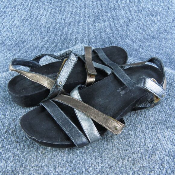 Walking Cradles Women's Metallics‎ Ankle Strap Silver Leather Size 9N Used 2025 - Picture 1 of 10